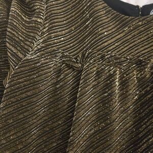 Wonder Nation Shimmering Gold Kids Dress